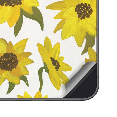 Sunflower Acrylic by Cat Coq Galaxy S25 Skin